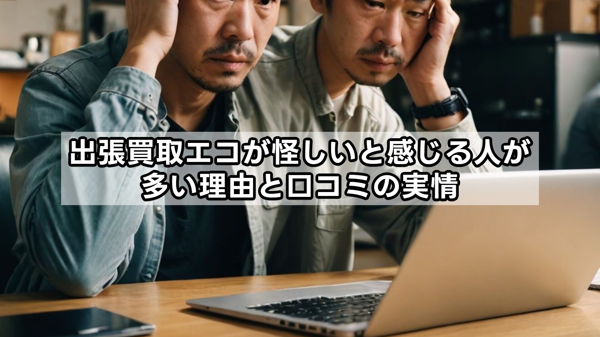 出張買取エコが怪しいと感じる人が多い理由と口コミの実情