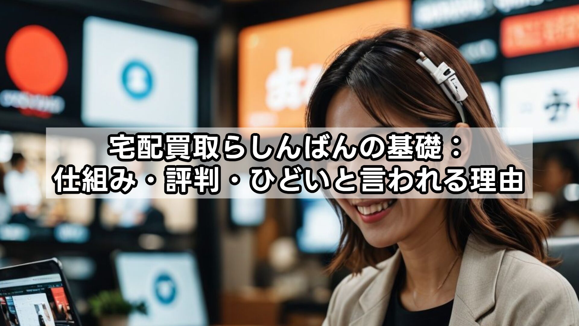 宅配買取らしんばんの基礎：仕組み・評判・ひどいと言われる理由