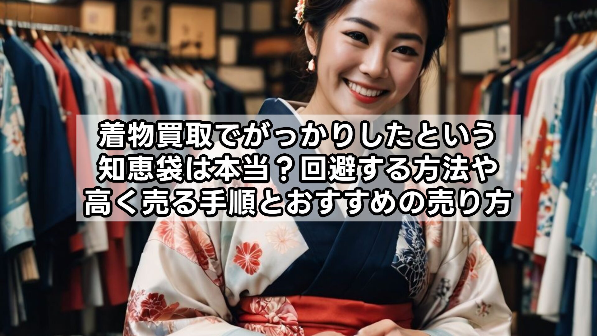 着物買取でがっかりしたという知恵袋は本当？回避する方法や高く売る手順とおすすめの売り方