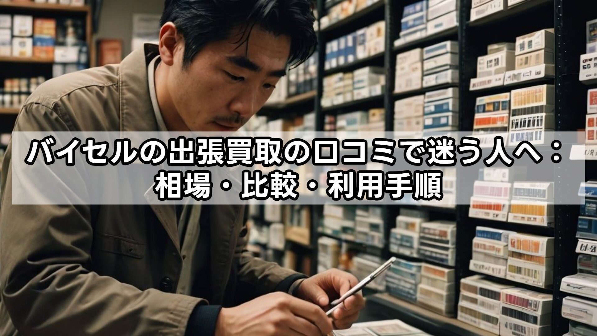 バイセルの出張買取の口コミで迷う人へ：相場・比較・利用手順