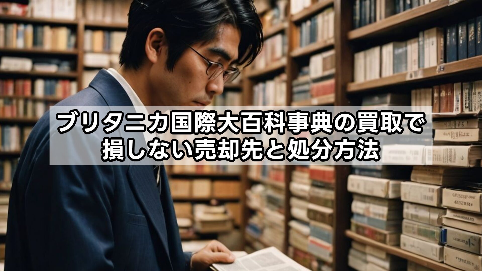 ブリタニカ国際大百科事典の買取で損しない売却先と処分方法