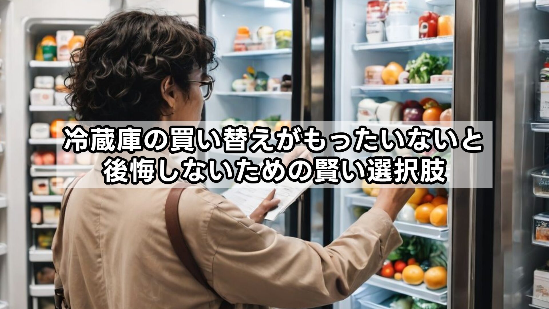 冷蔵庫の買い替えがもったいないと後悔しないための賢い選択肢