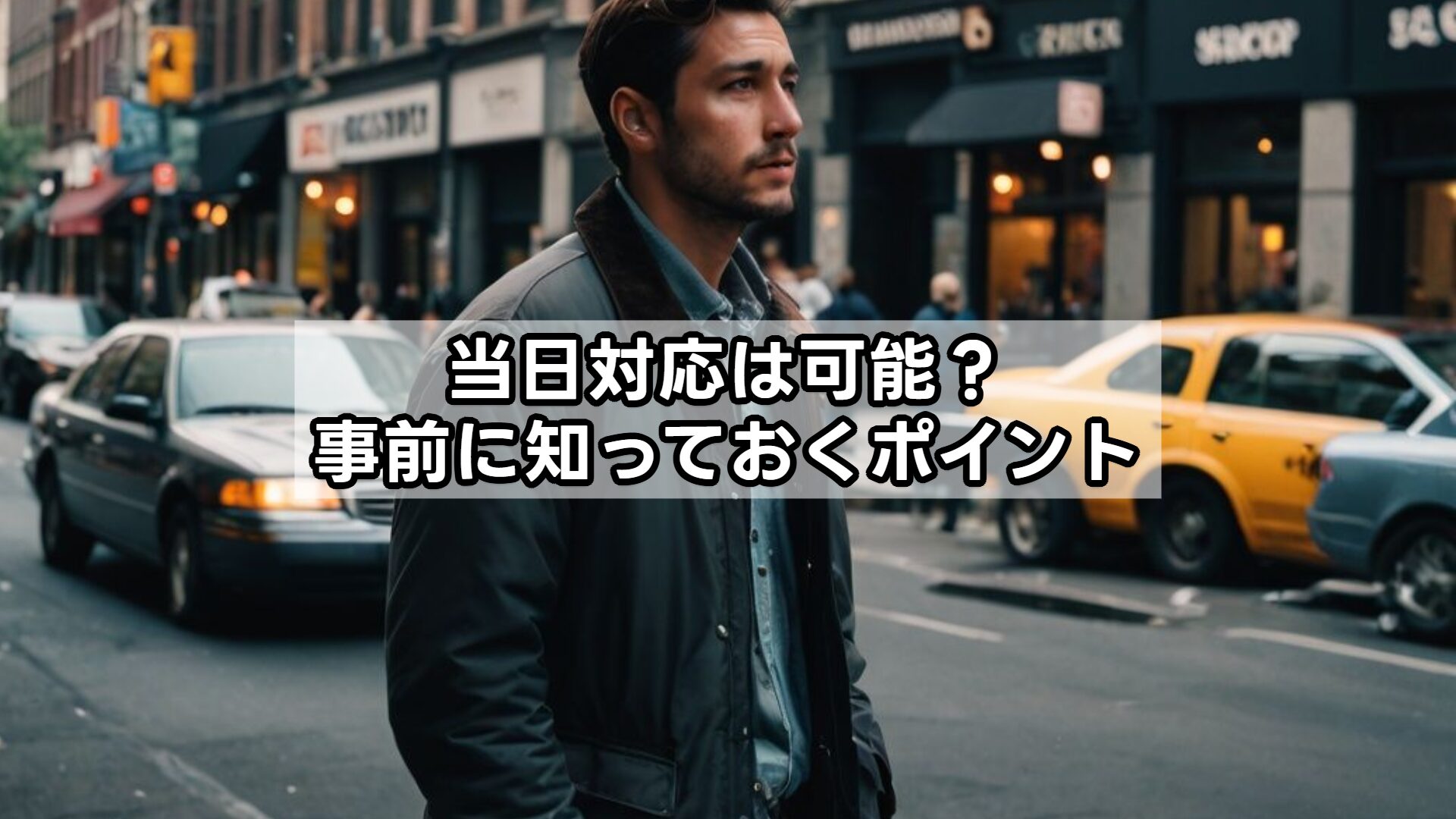 当日対応は可能？事前に知っておくポイント