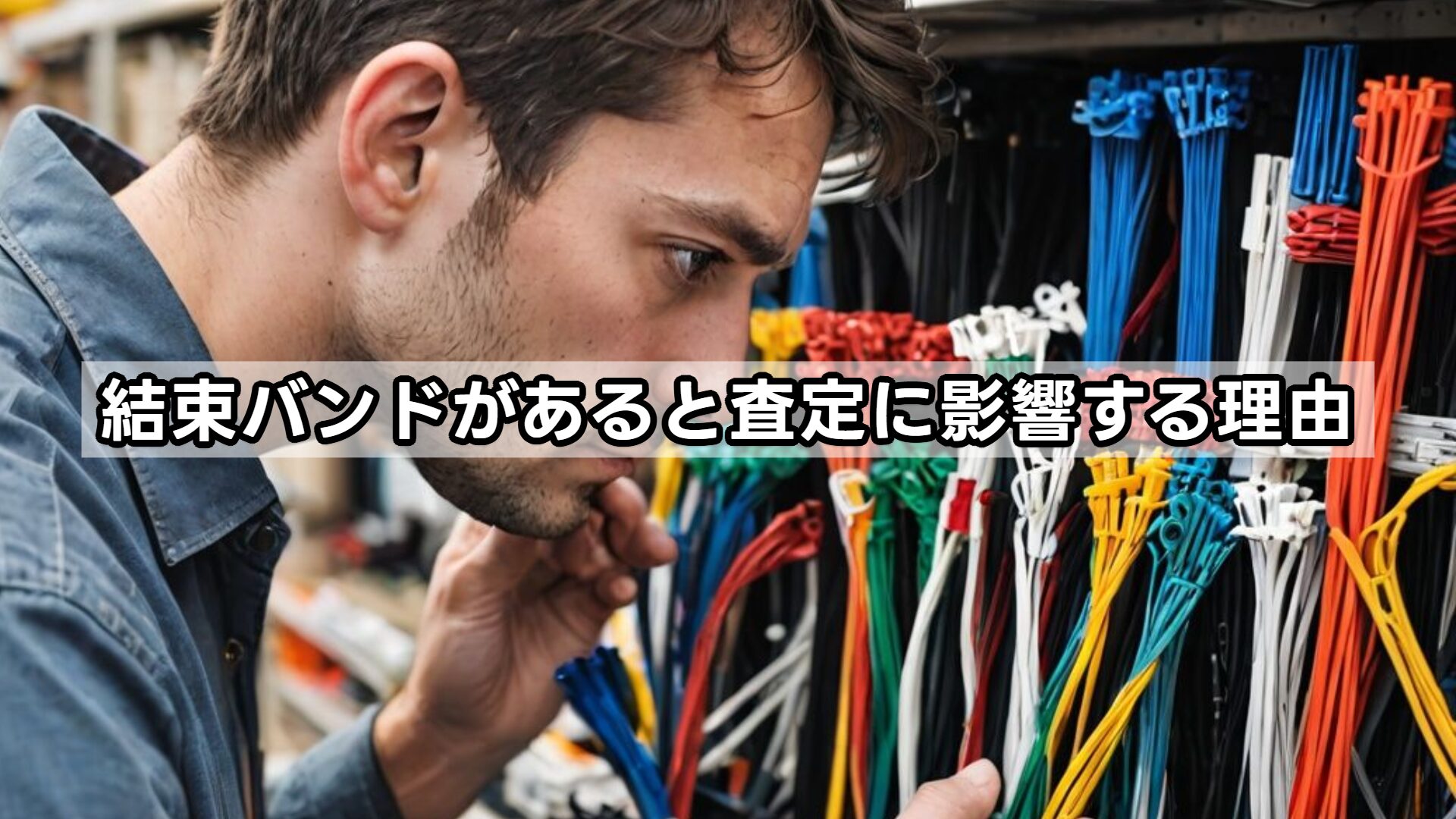 結束バンドがあると査定に影響する理由