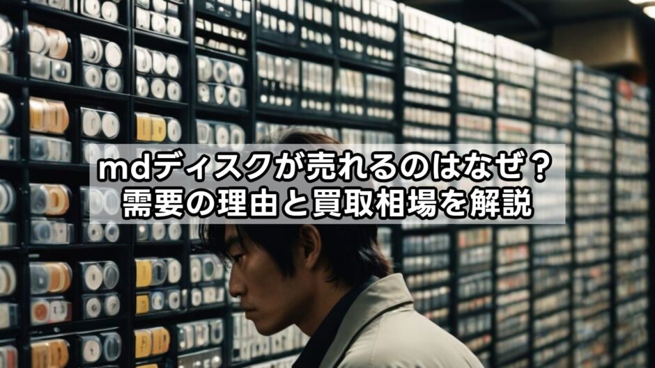 mdディスクが売れるのはなぜ？需要の理由と買取相場を解説