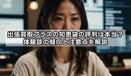 出張買取プラスの知恵袋の評判は本当？体験談の傾向と注意点を解説