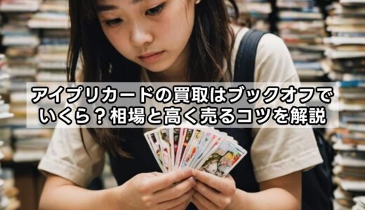 アイプリカードの買取はブックオフでいくら？相場と高く売るコツを解説