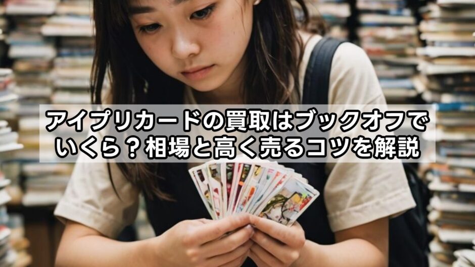 アイプリカードの買取はブックオフでいくら？相場と高く売るコツを解説