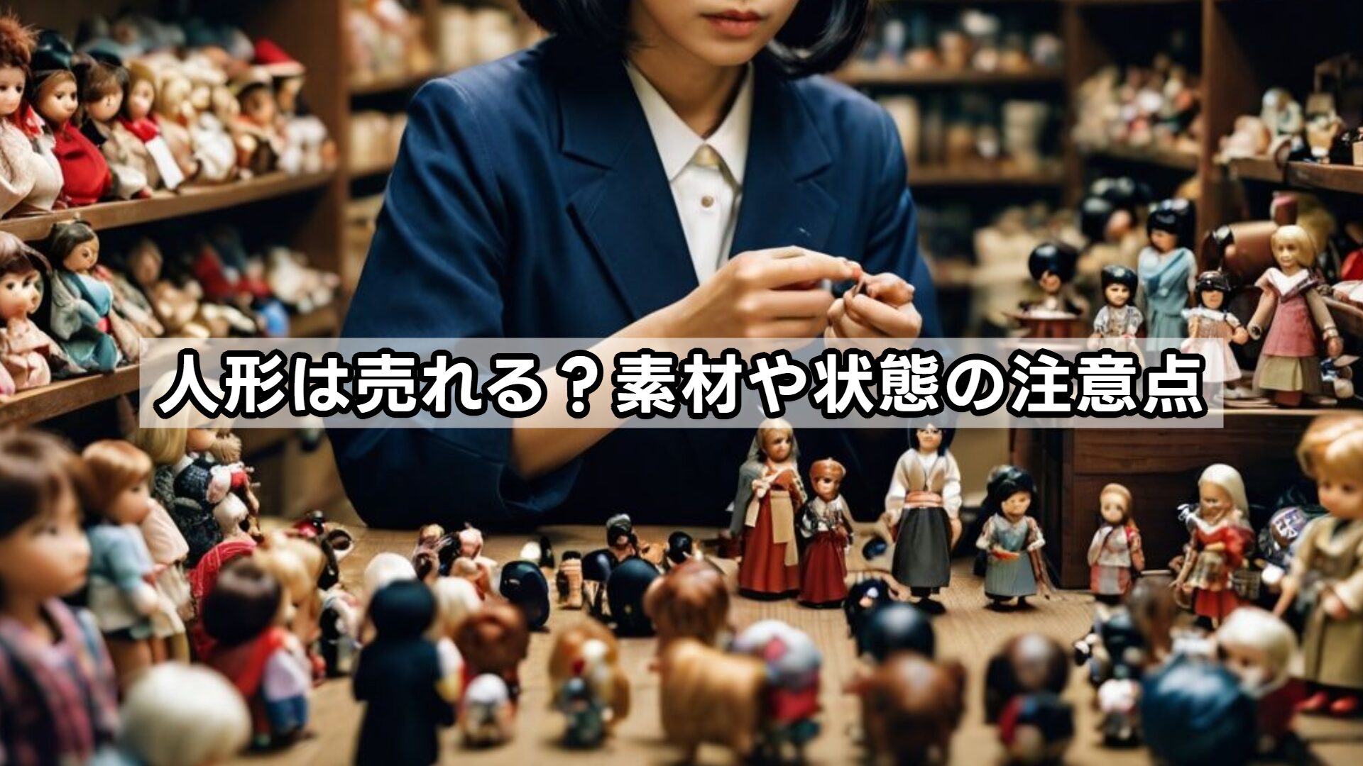 人形は売れる？素材や状態の注意点