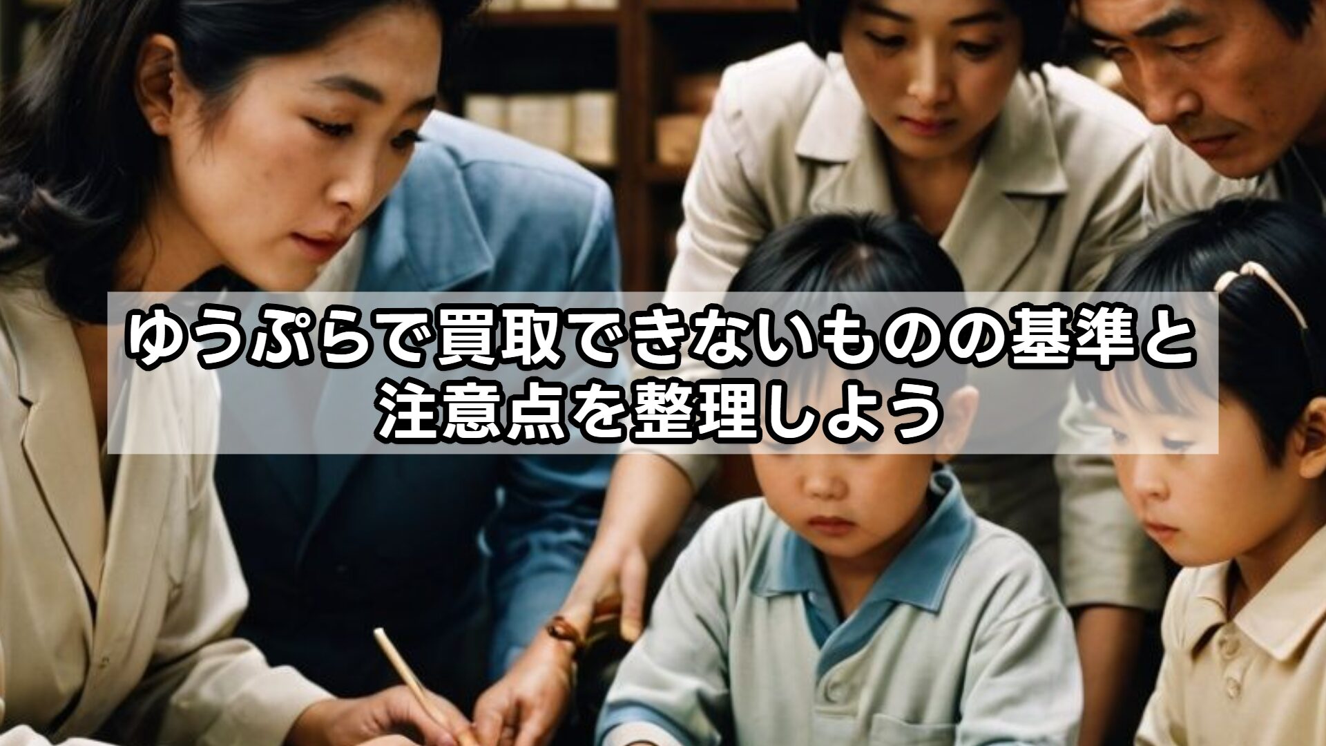 ゆうぷらで買取できないものの基準と注意点を整理しよう