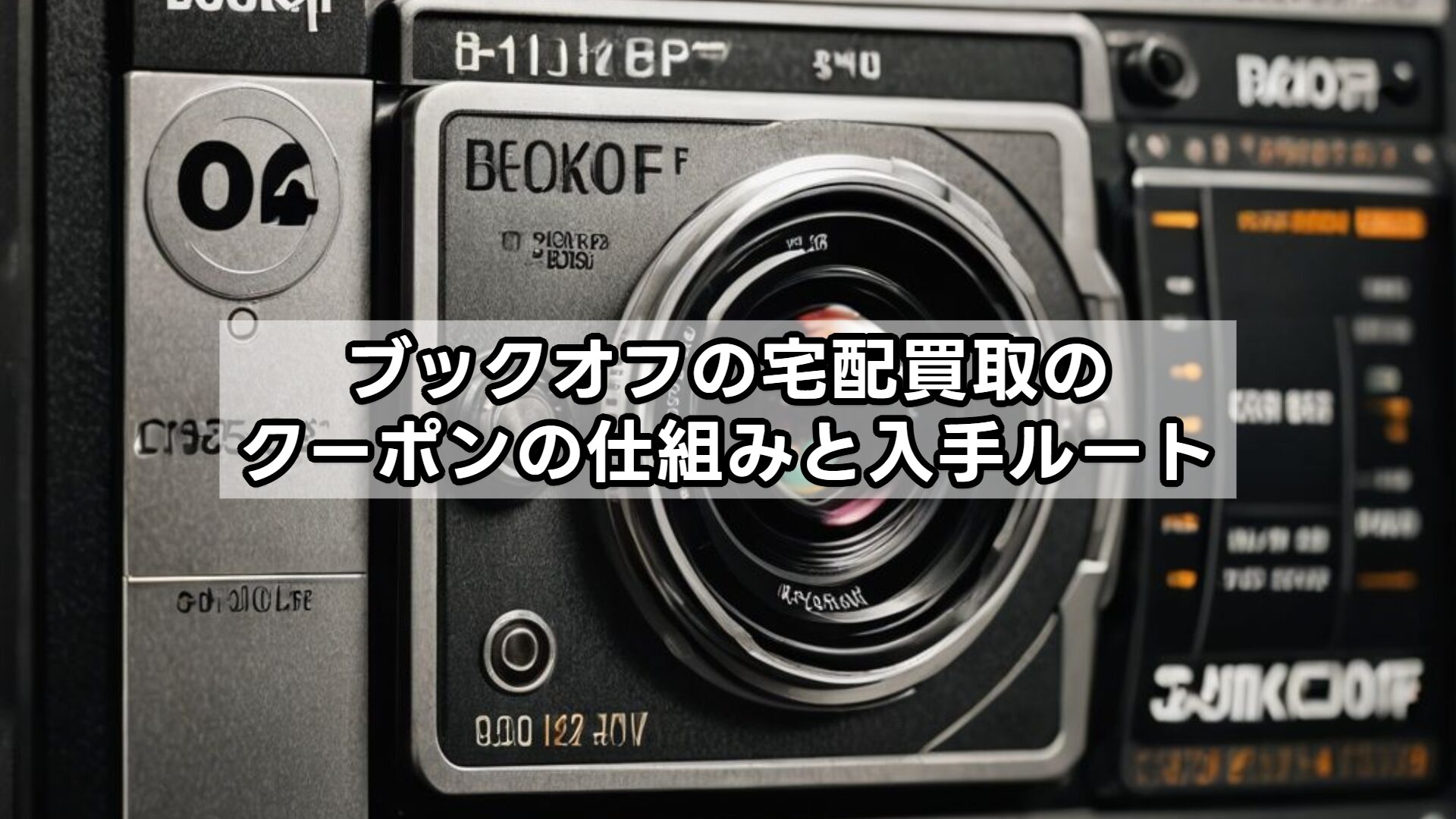 ブックオフの宅配買取のクーポンの仕組みと入手ルート