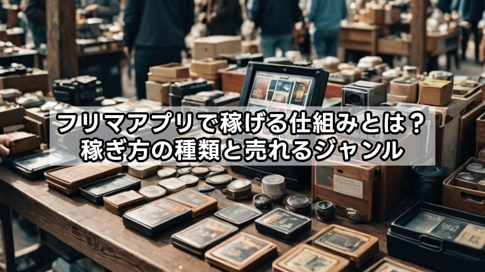 フリマアプリで稼げる仕組みとは？稼ぎ方の種類と売れるジャンル