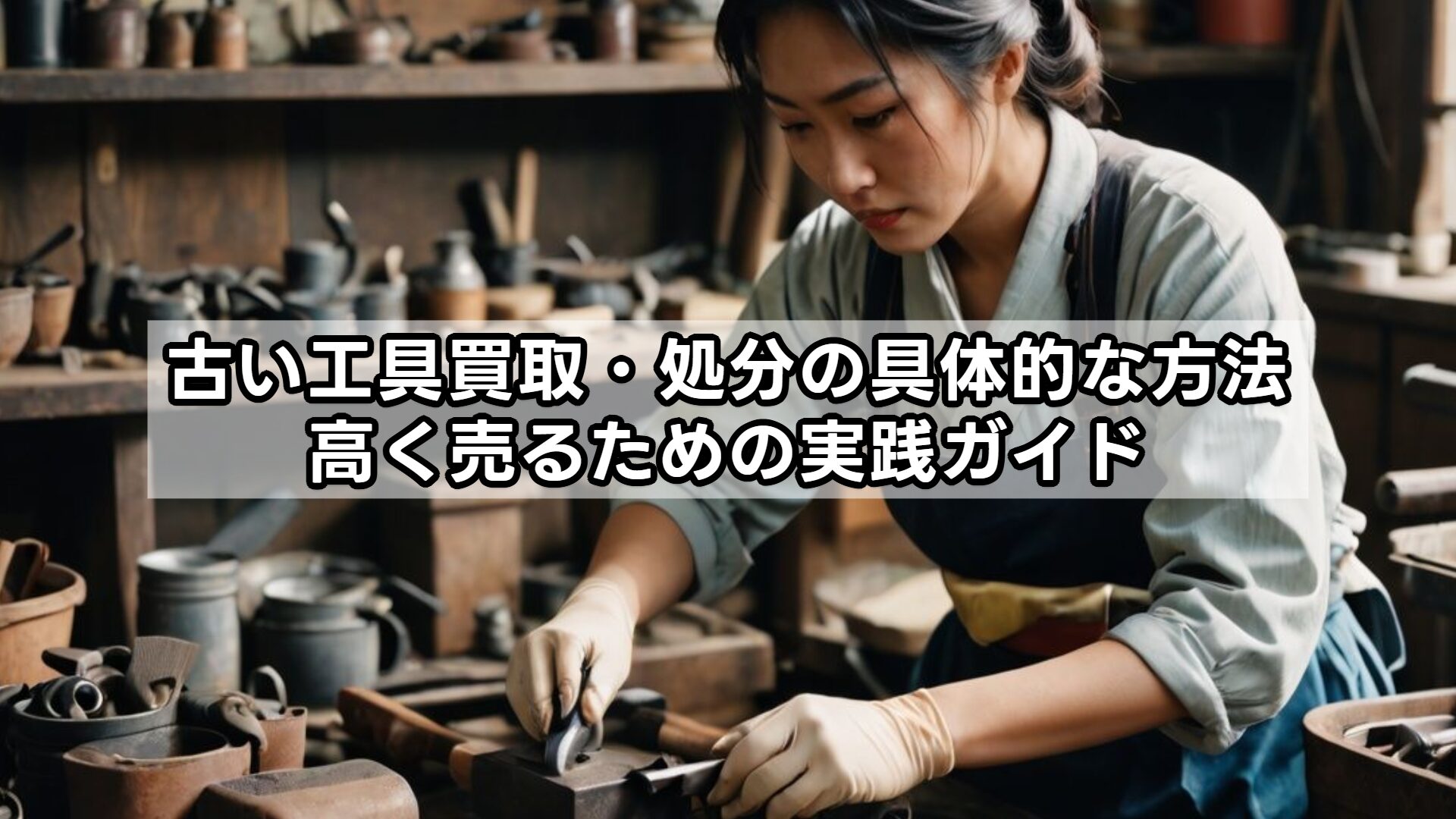 古い工具買取・処分の具体的な方法｜高く売るための実践ガイド