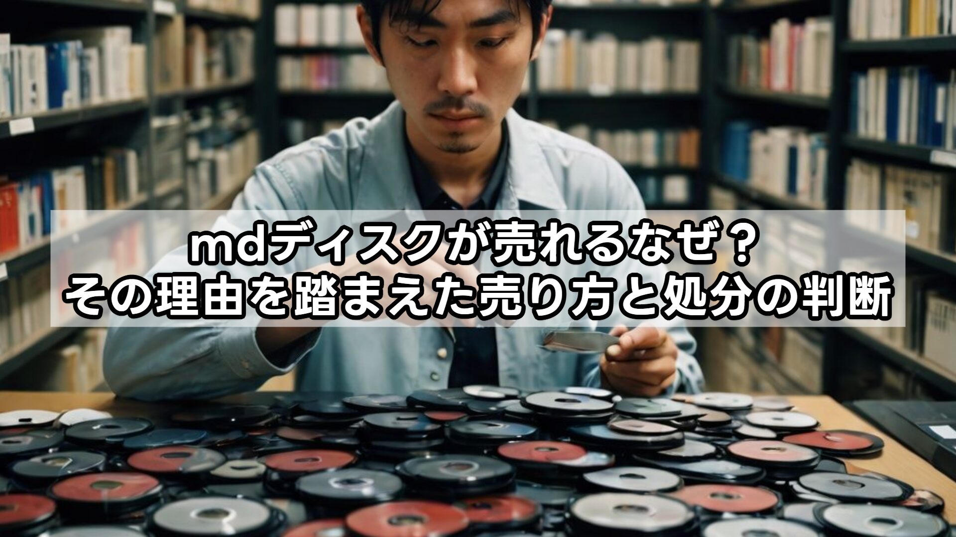 mdディスクが売れるなぜ？その理由を踏まえた売り方と処分の判断