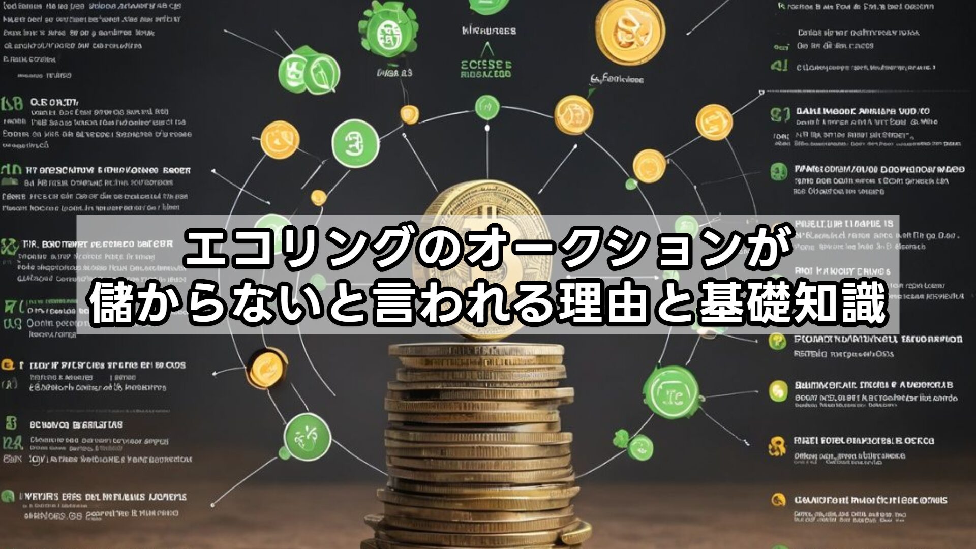 エコリングのオークションが儲からないと言われる理由と基礎知識