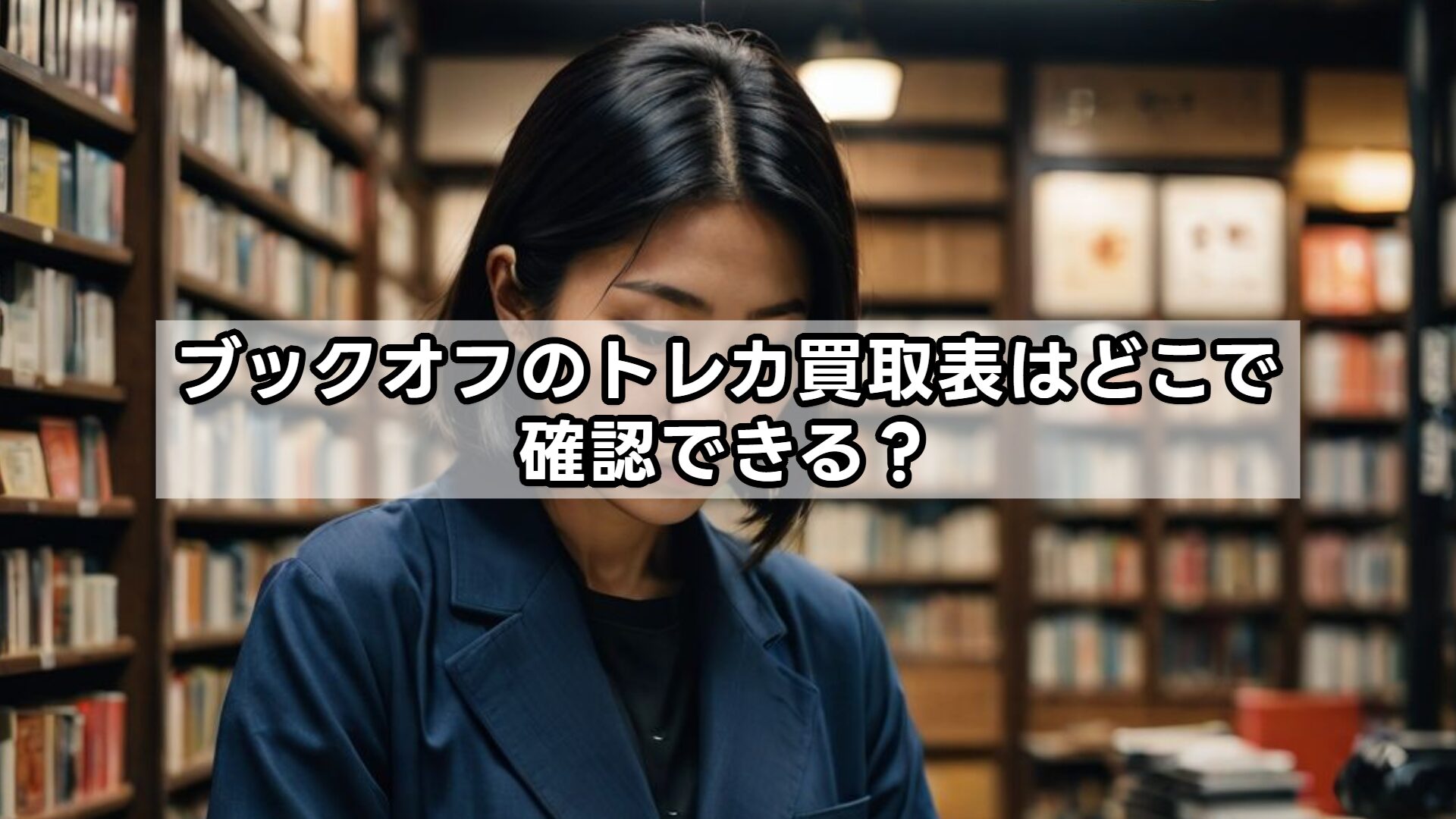 ブックオフのトレカ買取表はどこで確認できる？