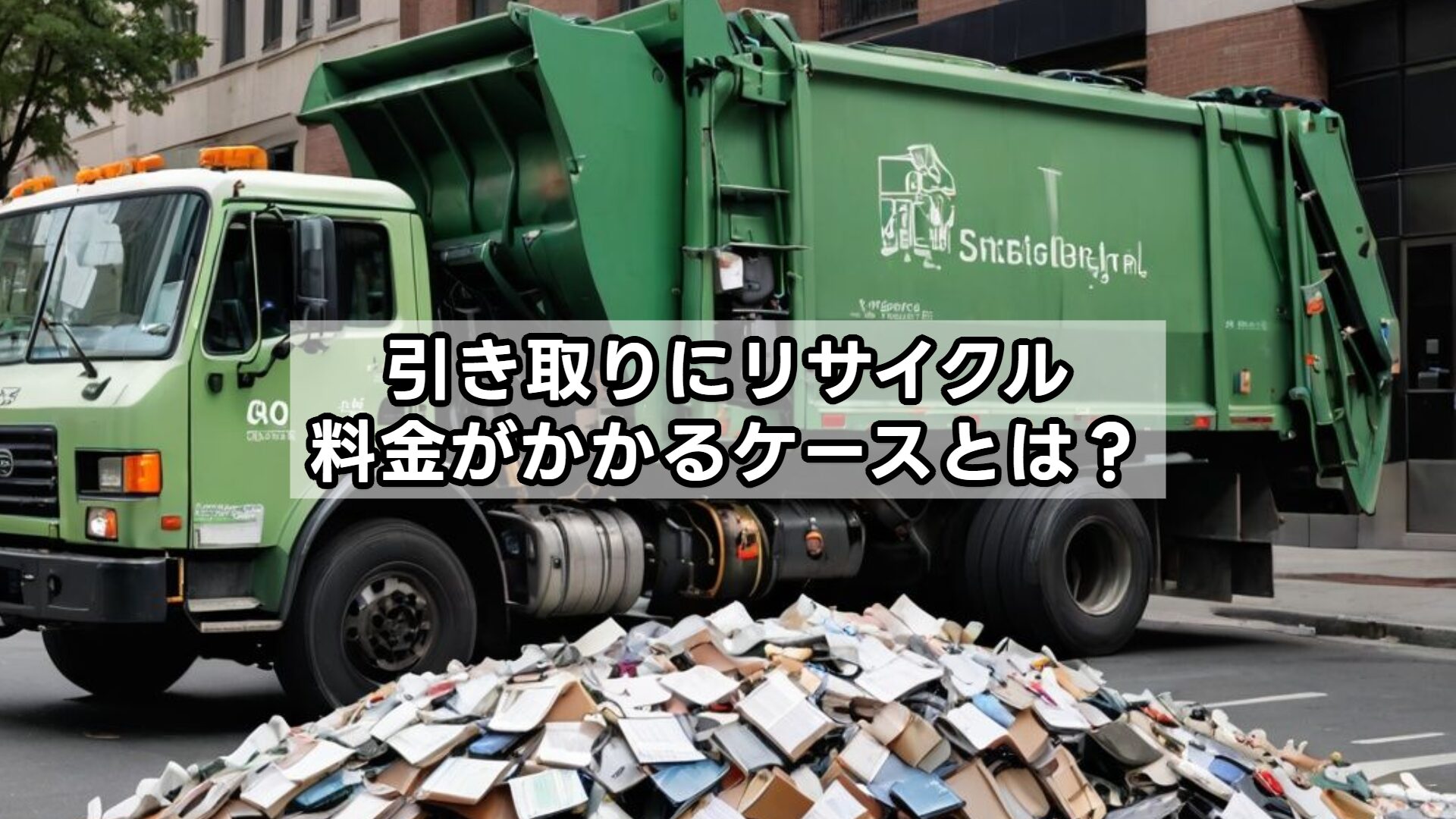 引き取りにリサイクル料金がかかるケースとは？