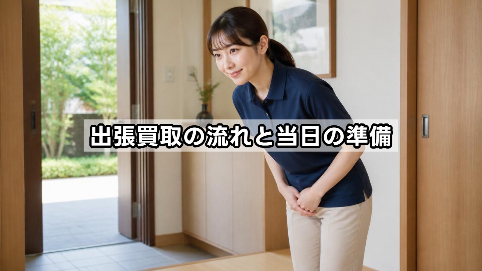 出張買取の流れと当日の準備