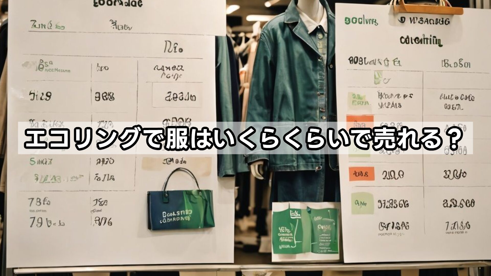 エコリングで服はいくらくらいで売れる？