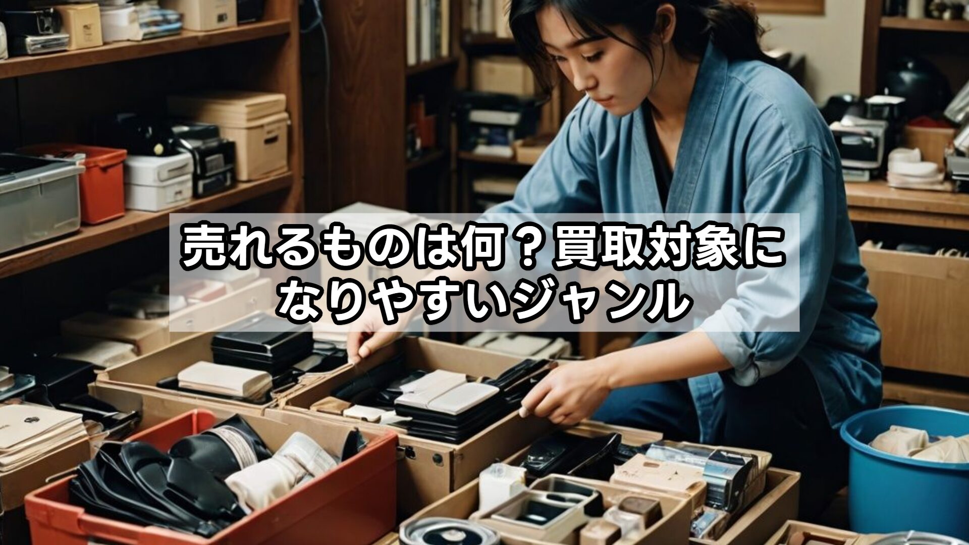 売れるものは何？買取対象になりやすいジャンル