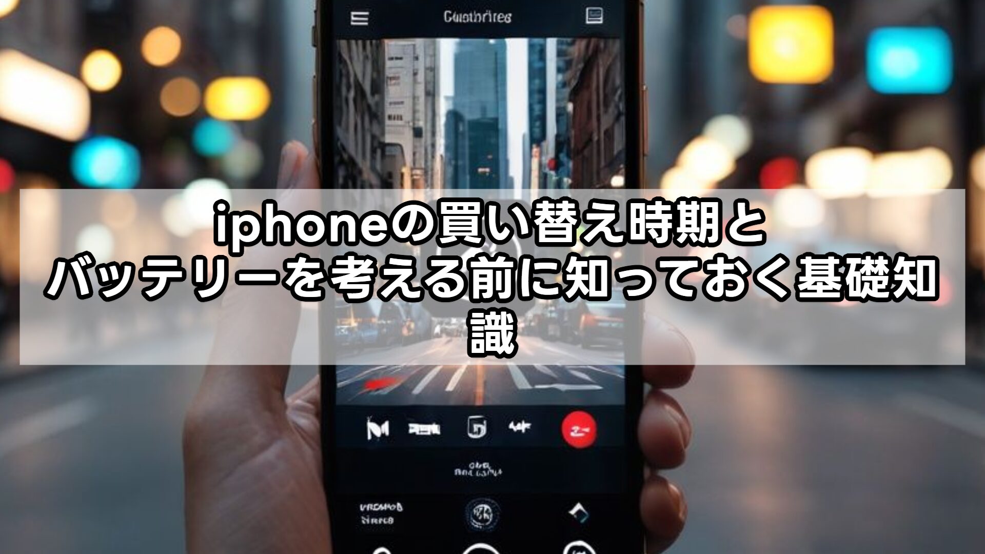 iphoneの買い替え時期とバッテリーを考える前に知っておく基礎知識