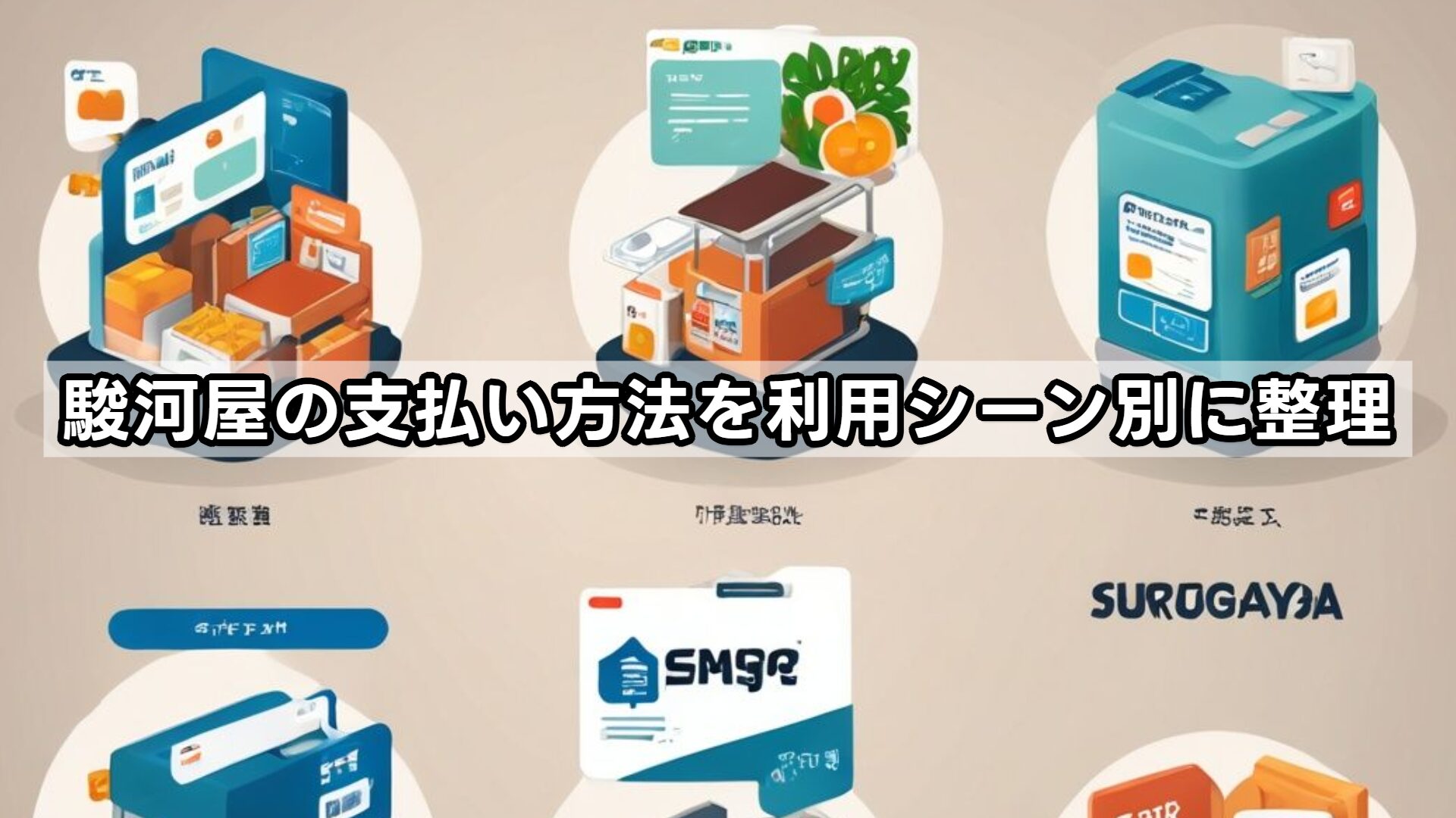 駿河屋の支払い方法を利用シーン別に整理