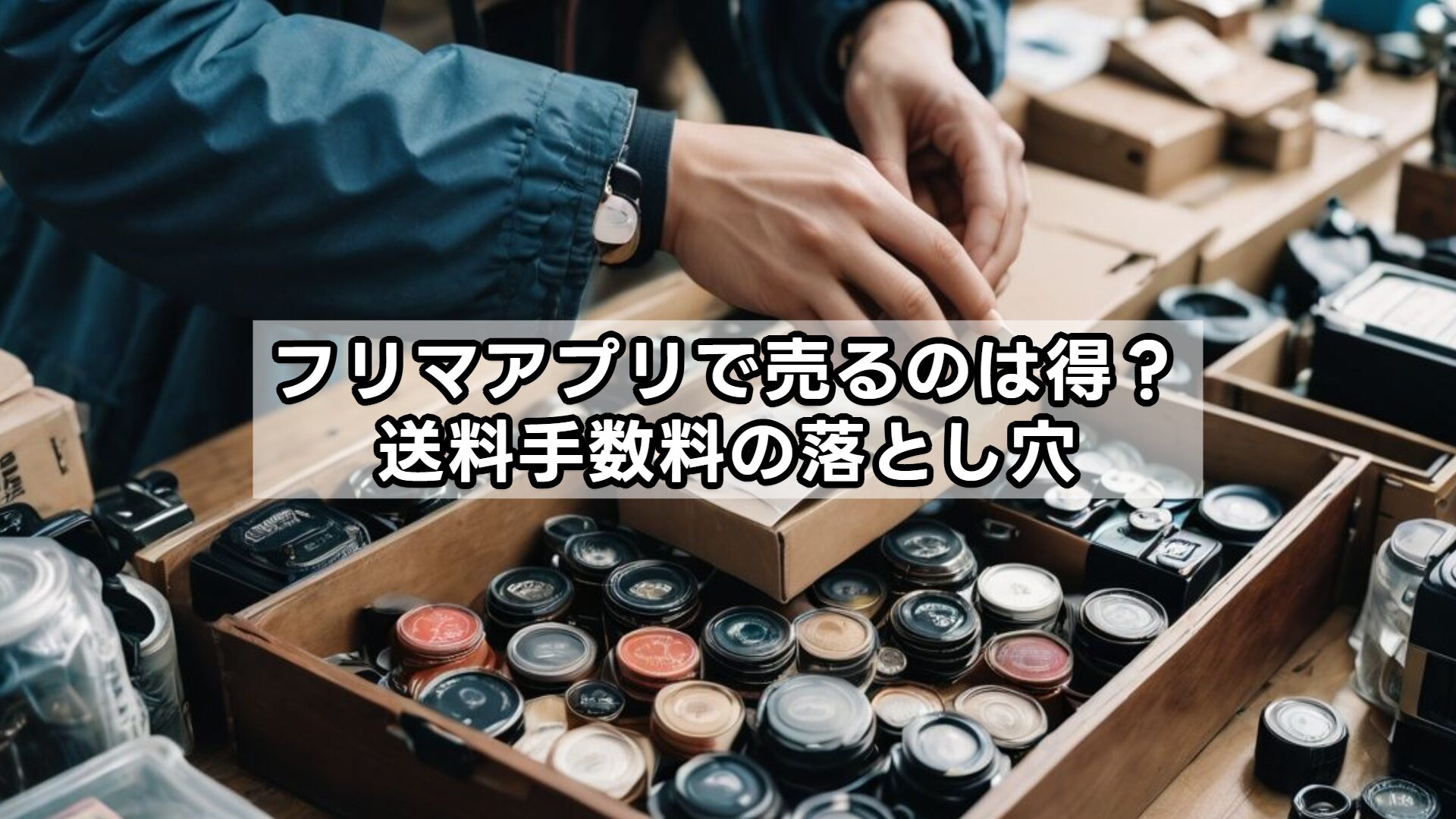 フリマアプリで売るのは得？送料手数料の落とし穴