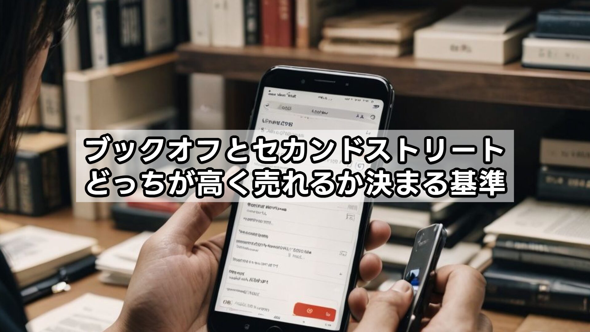 ブックオフとセカンドストリートどっちが高く売れるか決まる基準