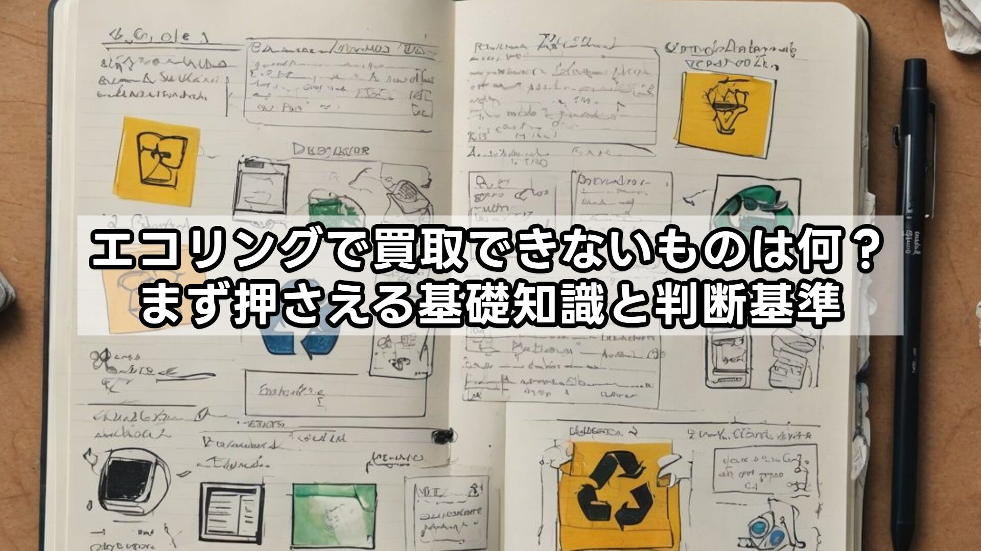 エコリングで買取できないものは何？まず押さえる基礎知識と判断基準