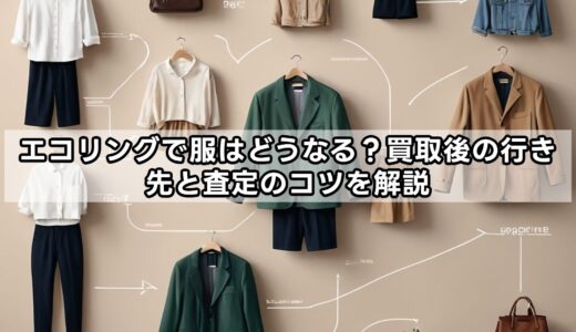 エコリングで服はどうなる？買取後の行き先と査定のコツを解説