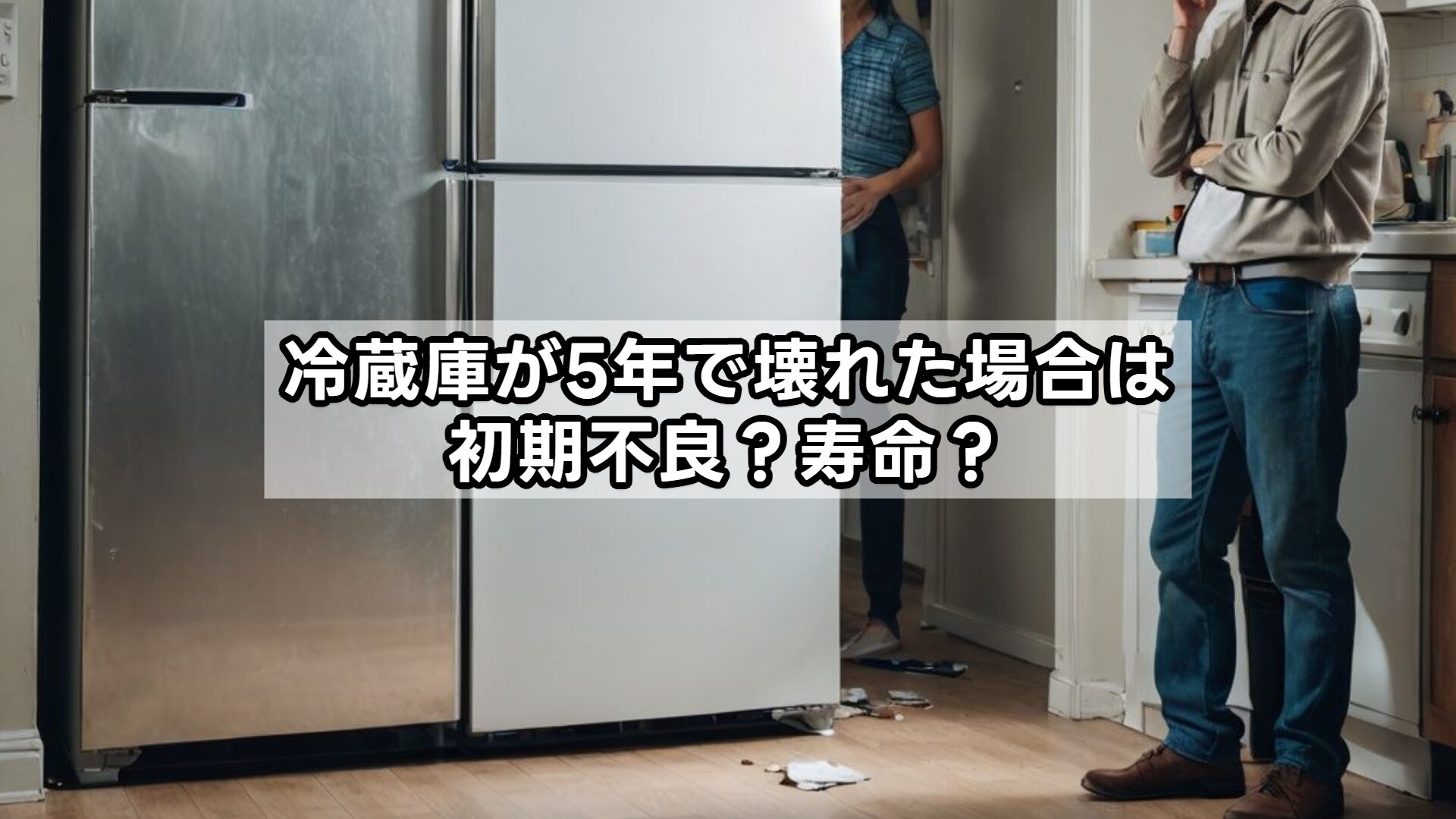 冷蔵庫が5年で壊れた場合は初期不良?寿命?