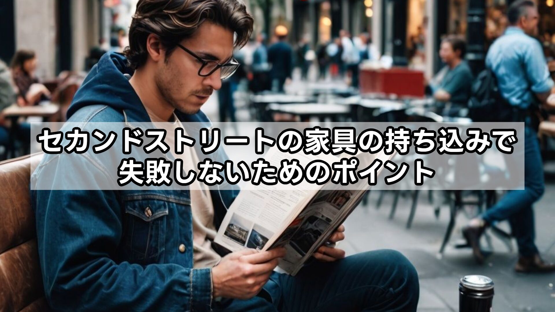 セカンドストリートの家具の持ち込みで失敗しないためのポイント