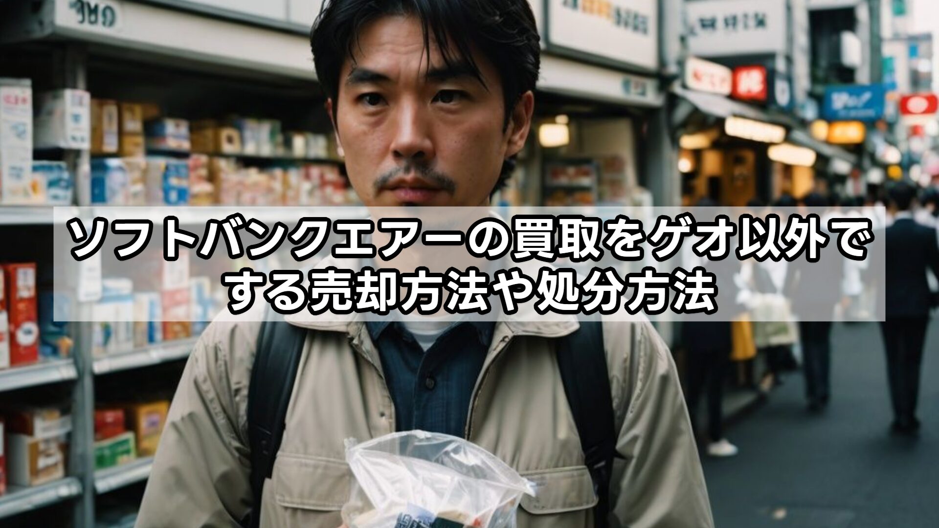 ソフトバンクエアーの買取をゲオ以外でする売却方法や処分方法