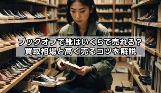 ブックオフで靴はいくらで売れる？買取相場と高く売るコツを解説