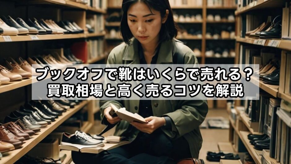 ブックオフで靴はいくらで売れる？買取相場と高く売るコツを解説