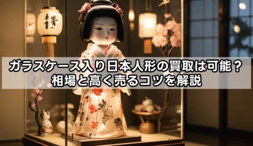 ガラスケース入り日本人形の買取は可能？相場と高く売るコツを解説