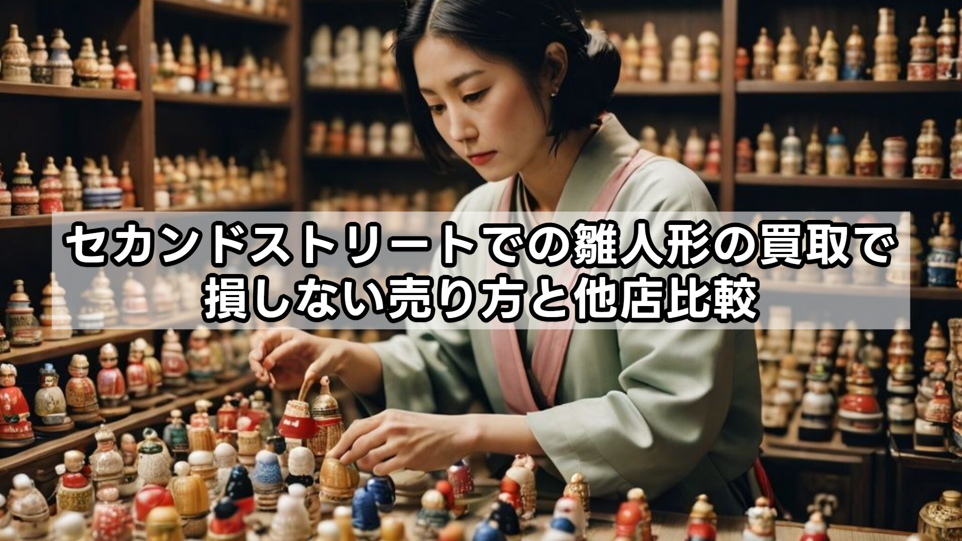 セカンドストリートでの雛人形の買取で損しない売り方と他店比較
