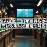 セカンドストリート水槽買取は可能？売れる条件と相場を解説