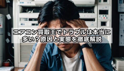 エアコン買取王でトラブルは本当に多い？原因と実態を徹底解説