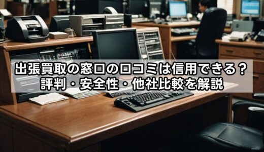 出張買取の窓口の口コミは信用できる？評判・安全性・他社比較を解説