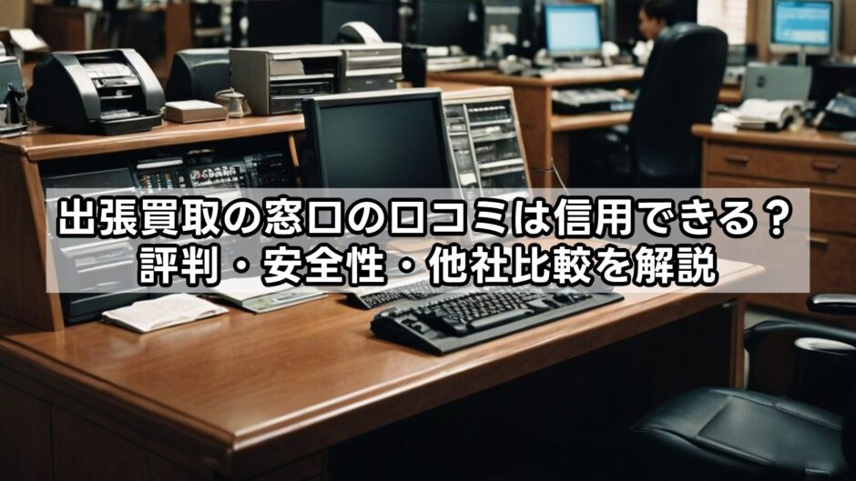 出張買取えびす屋の口コミは悪い？評判・安全性・注意点を解説