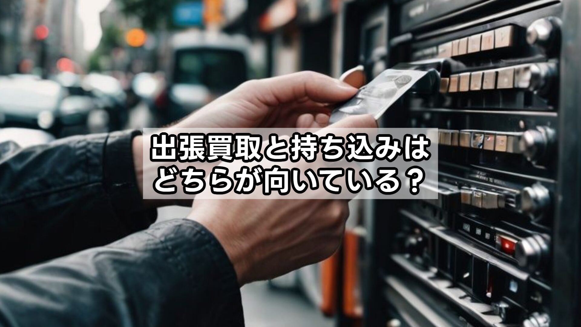 出張買取と持ち込みはどちらが向いている？