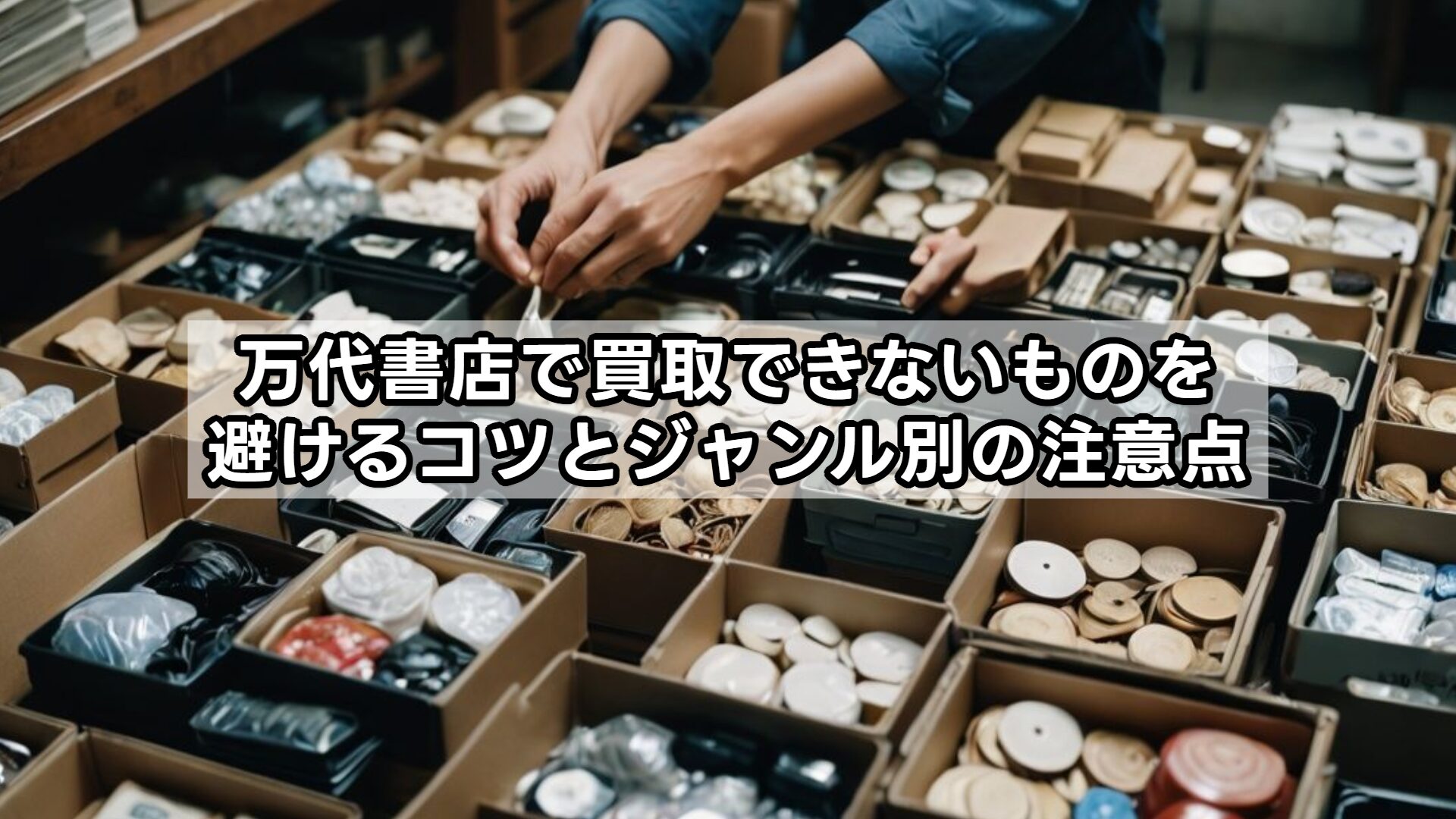万代書店で買取できないものを避けるコツとジャンル別の注意点