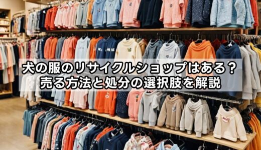 犬の服のリサイクルショップはある？売る方法と処分の選択肢を解説
