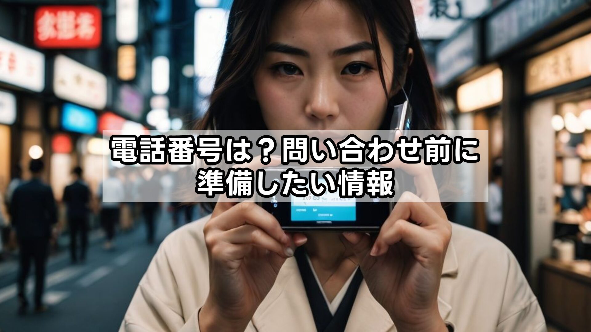 電話番号は？問い合わせ前に準備したい情報