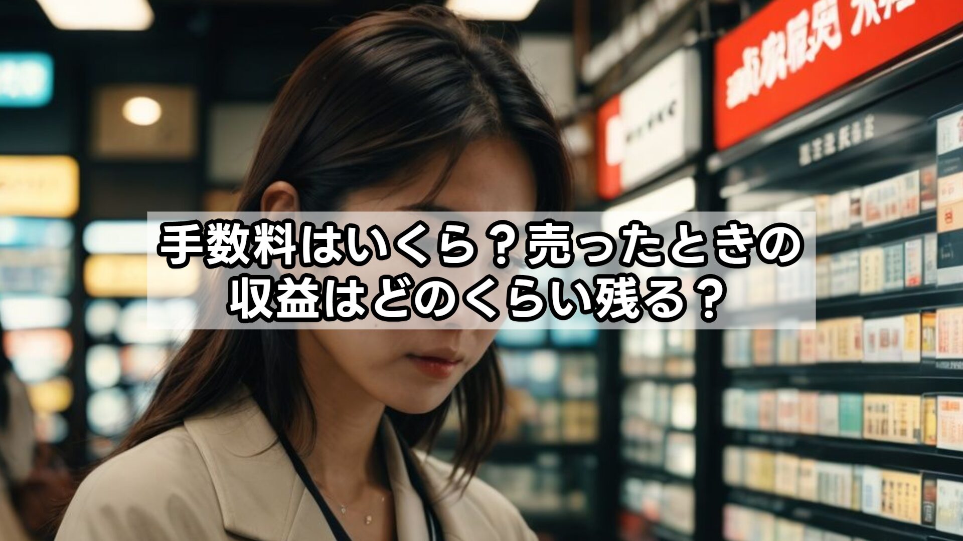 手数料はいくら？売ったときの収益はどのくらい残る？