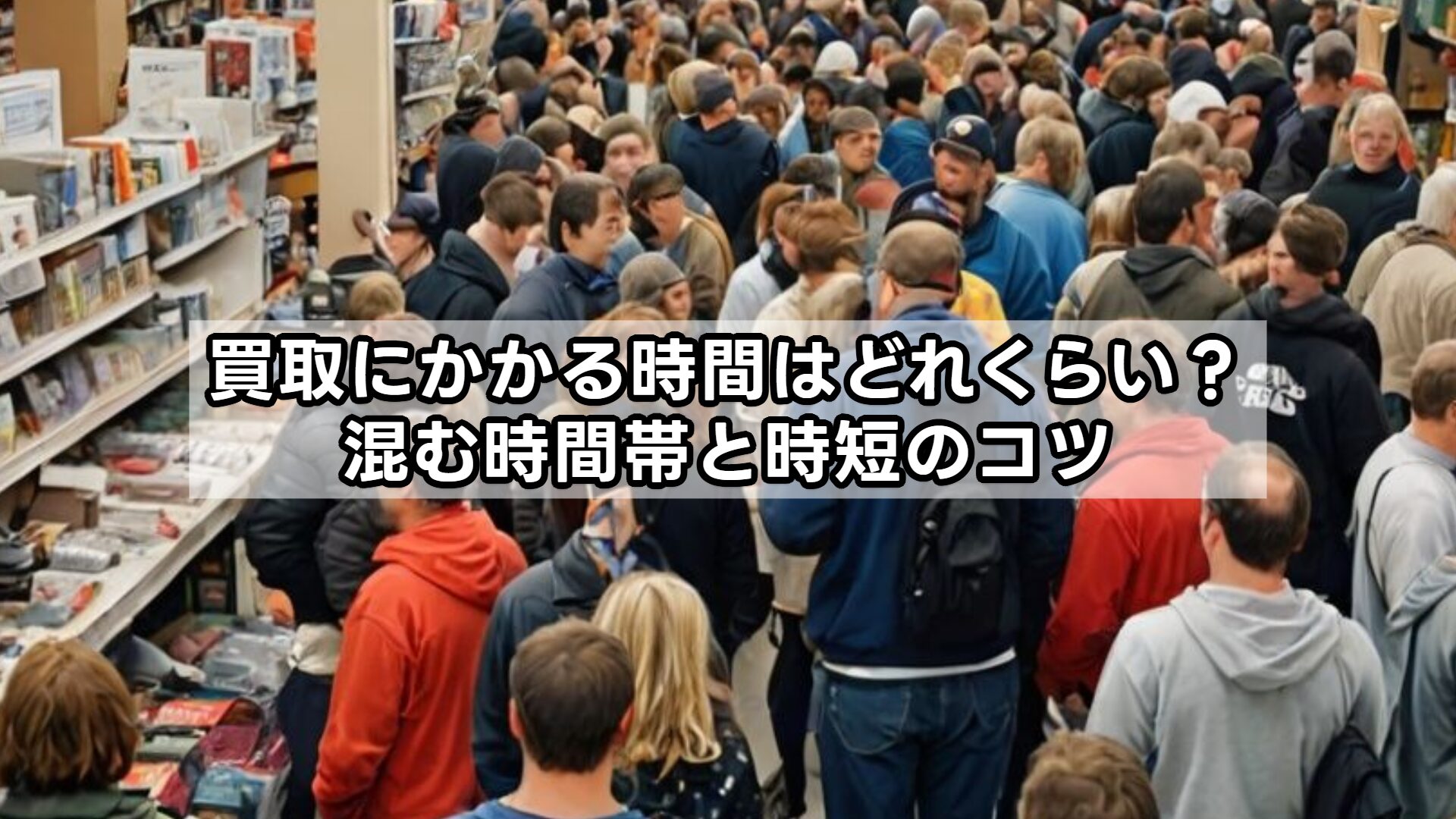 買取にかかる時間はどれくらい？混む時間帯と時短のコツ
