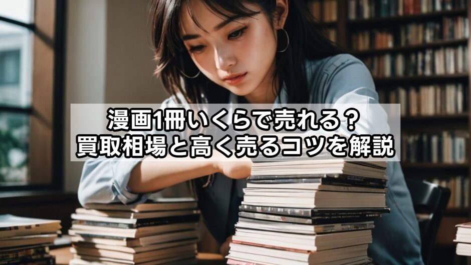 漫画1冊いくらで売れる？買取相場と高く売るコツを解説