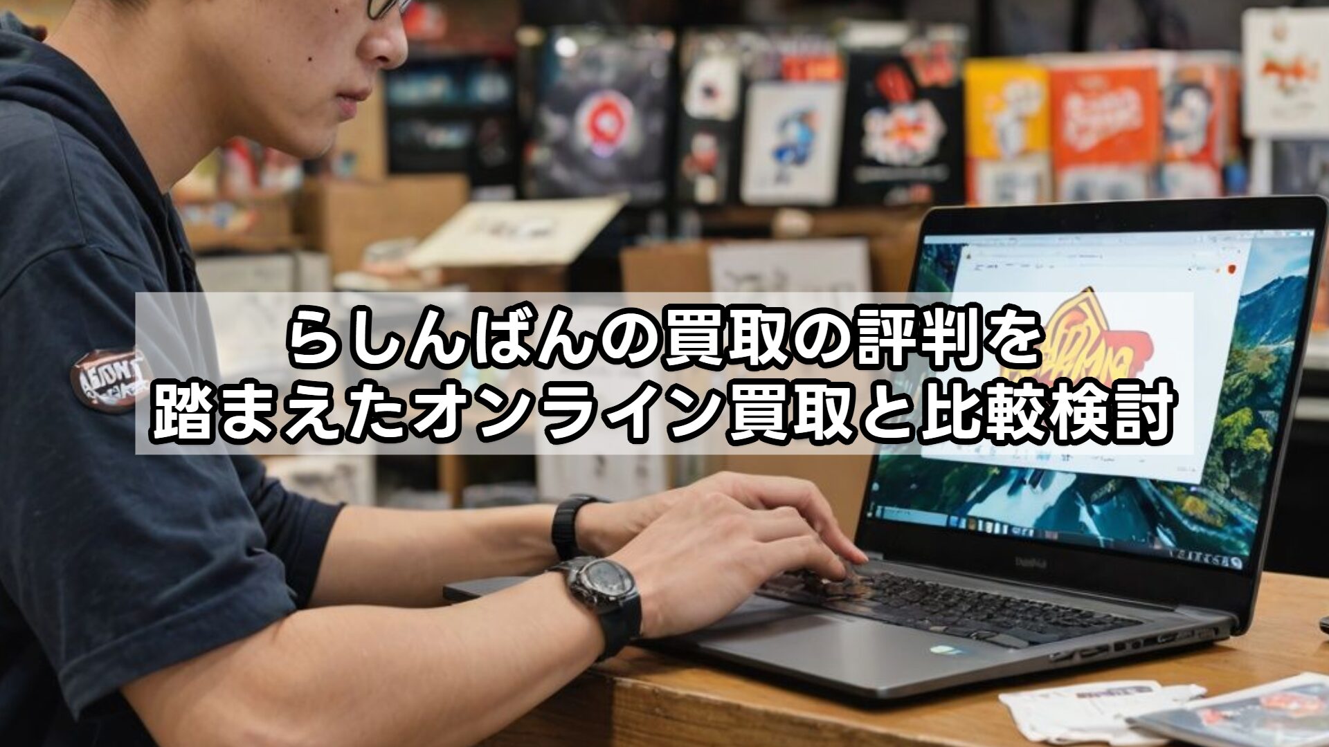 らしんばんの買取の評判を踏まえたオンライン買取と比較検討
