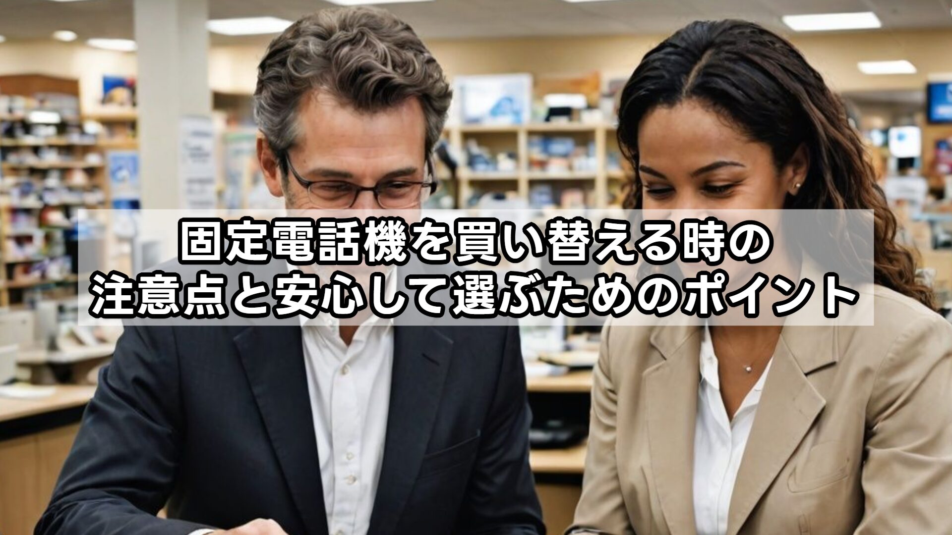 固定電話機を買い替える時の注意点と安心して選ぶためのポイント